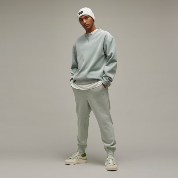 adidas Y-3 Organic Cotton Terry Cuffed Pants - Grey | Men's Lifestyle ...