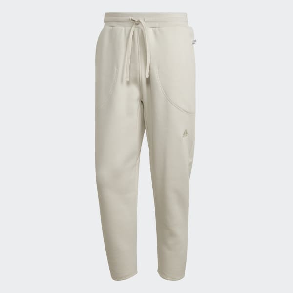 adidas Studio Lounge Fleece Pants - Beige