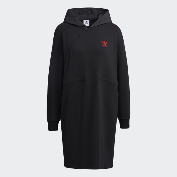 Adidas hoodie top dress black