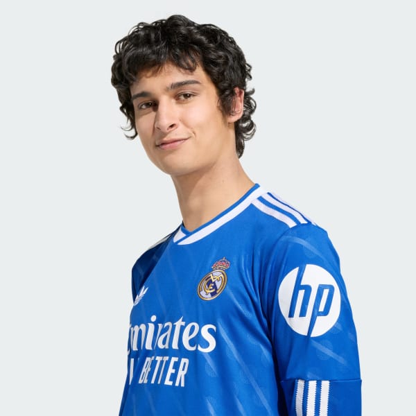 レアル マドリード アディダス サッカー　ユニフォーム ブルー アディダス レアル・マドリード 25/26 長袖 サードユニフォーム