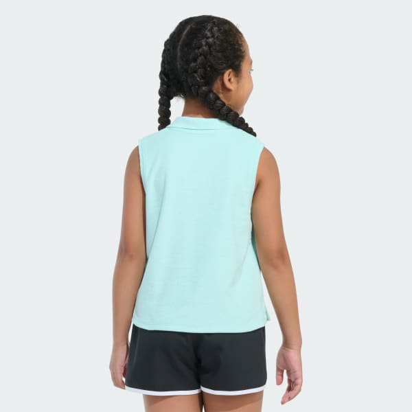 ♡ 七種茨 セット10 ♡ adidas Sleeveless Terry Cloth Polo Tank Top - Turquoise