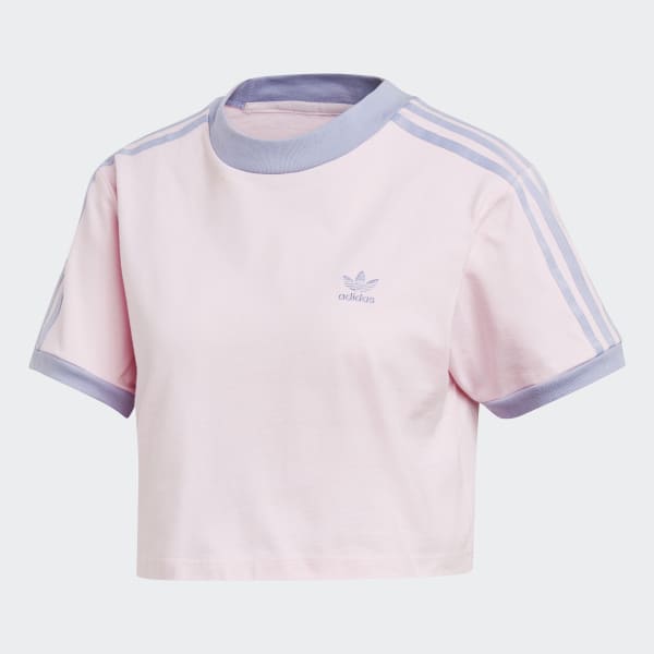 camiseta adidas feminina rosa