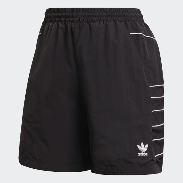 Svart Adicolor Large Logo Shorts