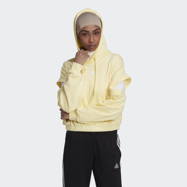 Giallo Hyperglam 3-Stripes with Cutout Detail Sweatshirt F3921