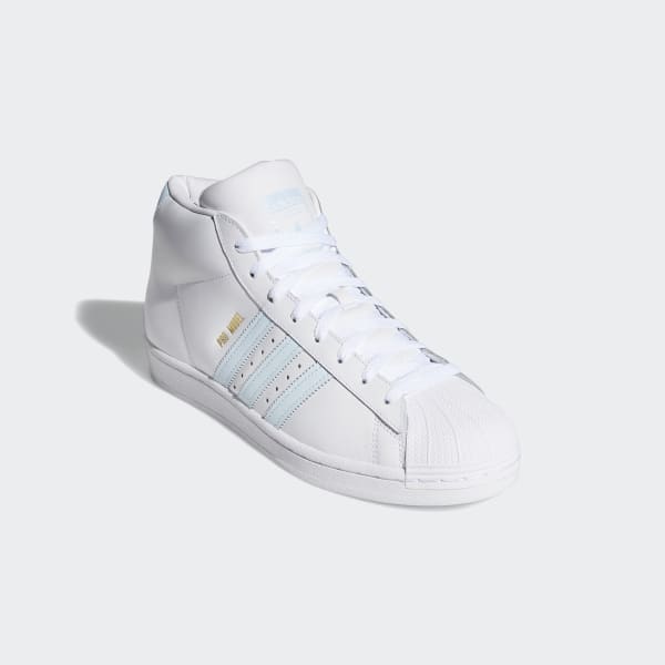 white adidas pro model