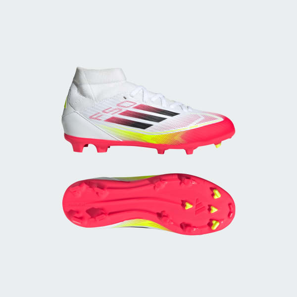 Blanc Chaussure F50 League Mid/Multi-surfaces Enfants