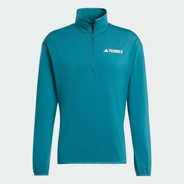 Green Terrex Multi CLIMAWARM Half-Zip Tech Fleece Jacket
