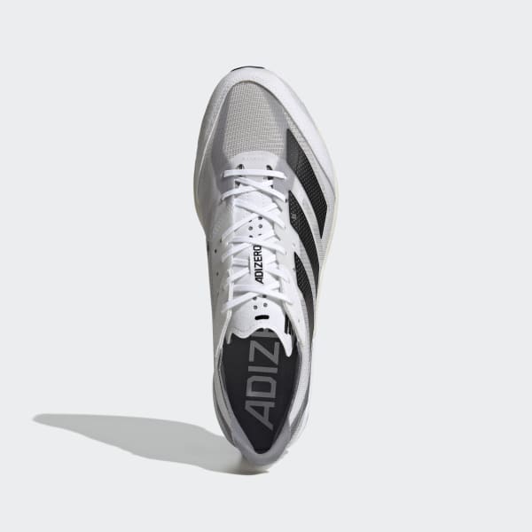 Hvid Adizero Adios 7 Wide sko