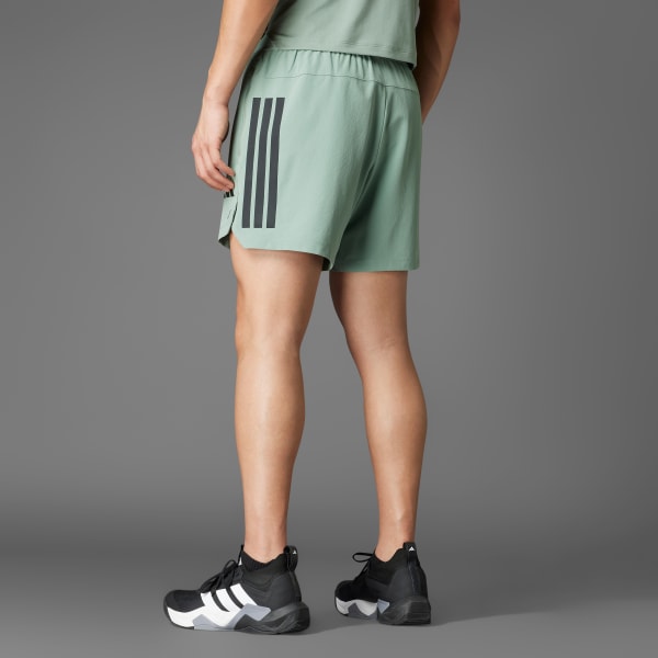 Grun Power 3-Streifen Shorts