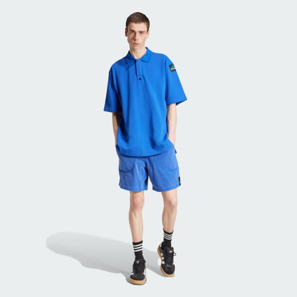 Azul Camiseta Polo EQT