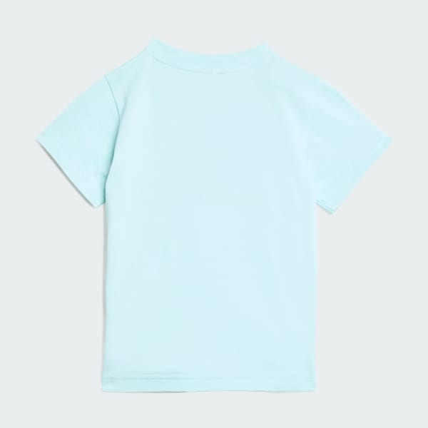 Turquesa Polo Graphic Adiraptor para niños