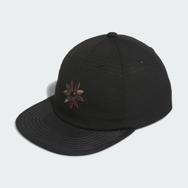 Negro GORRA SKATEBOARDING PINWHEEL DE 5 PANELES