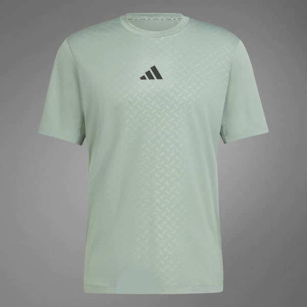 ★adidas★ Power 3S Tea JI8214 adidas Power 3-Stripes Tee - Green | adidas Australia
