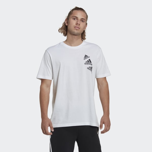 Hvit Essentials BrandLove t-skjorte P5872