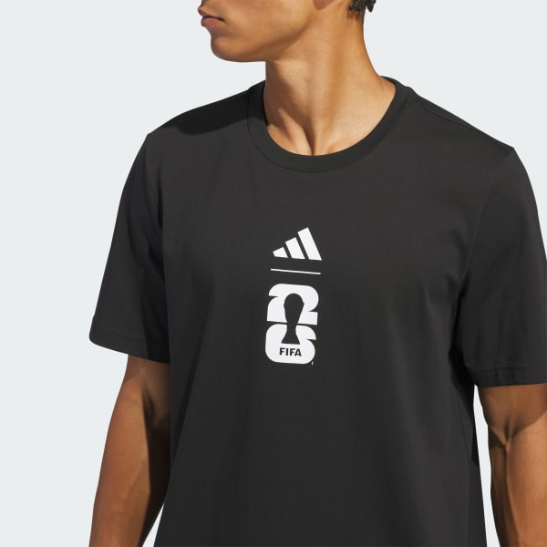 シャツ FCRB foot ball shirts L black adidas FIFA World Cup 26™ Match Ball Graphic T-Shirt - Black