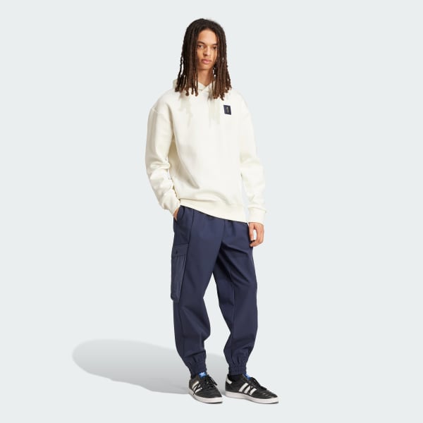 adidas Juventus Seasonal Doubleknit Hoodie White adidas UK