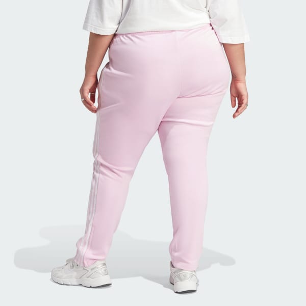 adidas Track Pants (Plus Size) Women's, Pink, Size 2X