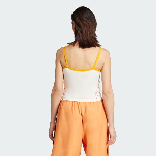 White Flames Tank Top
