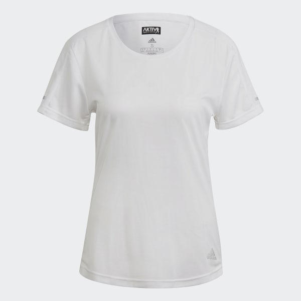 White Run It Tee