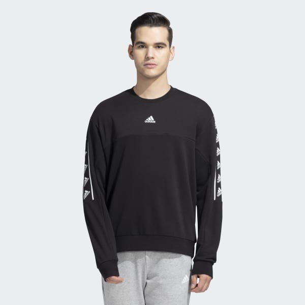 Adidas big sales logo sweatshirt