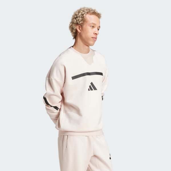 ruzová Mikina New adidas Z.N.E.