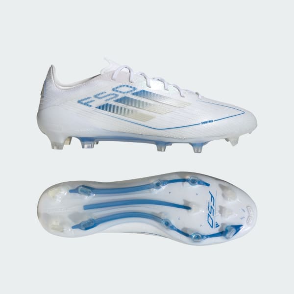 White F50 Elite Firm Ground Boots