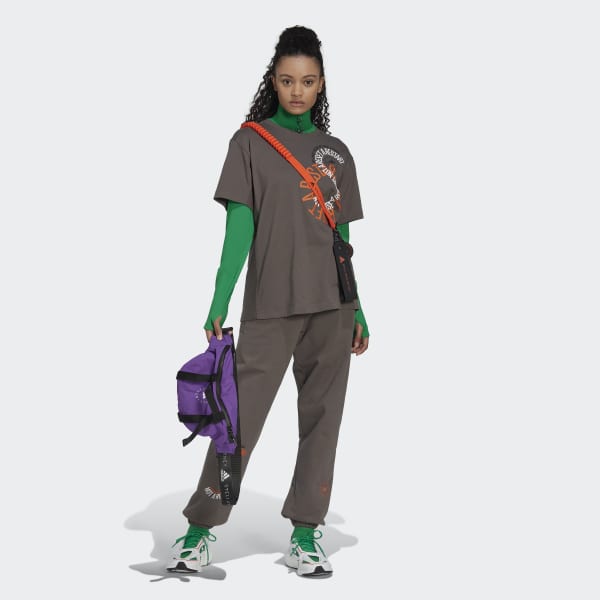 Sort adidas by Stella McCartney kønsneutral T-shirt BWC64
