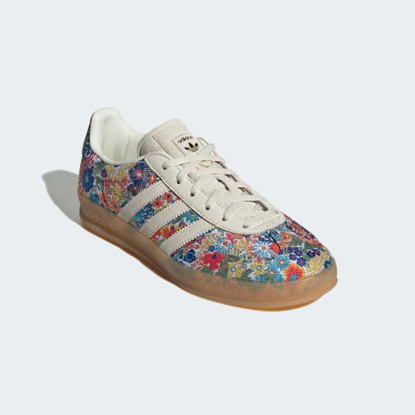 White Gazelle Indoor x Liberty London Shoes
