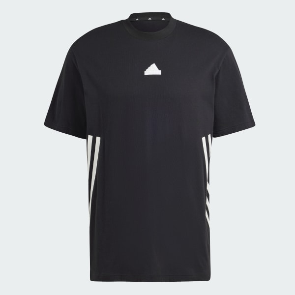 Siyah Future Icons 3-Stripes Tişört