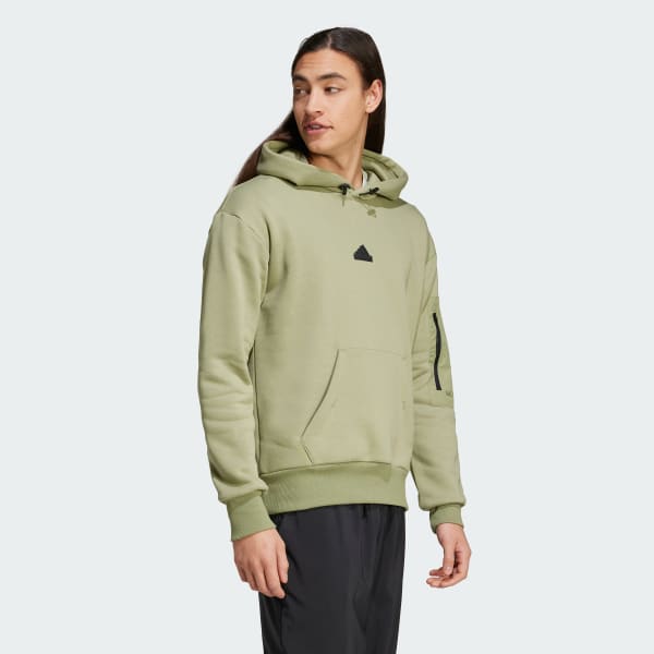 Gron City Escape Fleece hættetrøje