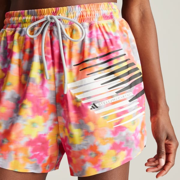 adidas by Stella McCartney プリントショーツ - イエロー adidas by Stella McCartney プリントショーツ - イエロー