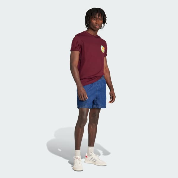 Burgundy Trefoil Series Loose Tee