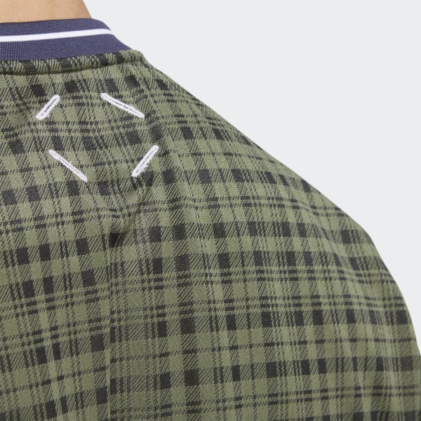 Zielony Adicross Round Neck Polo Shirt DI142