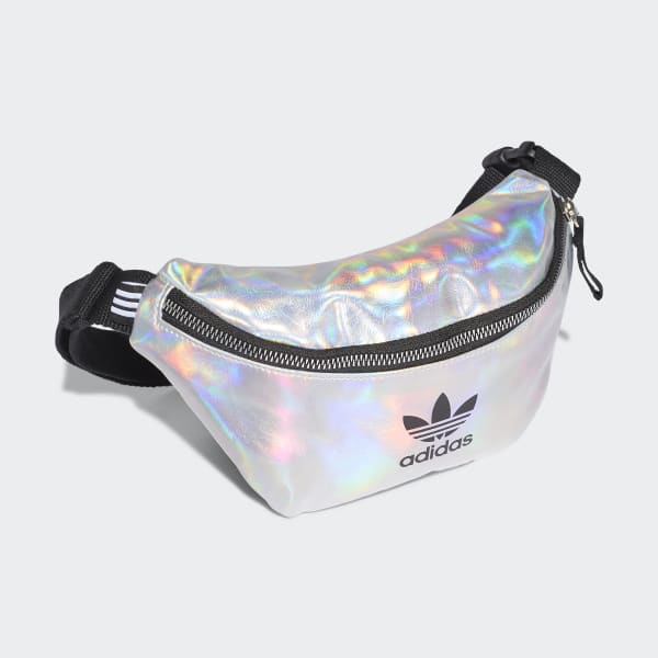 adidas fanny pack iridescent