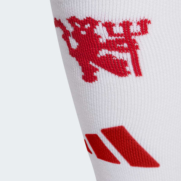 Blanc Chaussettes Domicile Manchester United 24/25