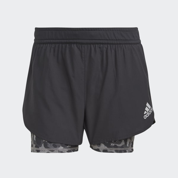 Black Fast Two-in-One Primeblue Graphic Shorts 25180