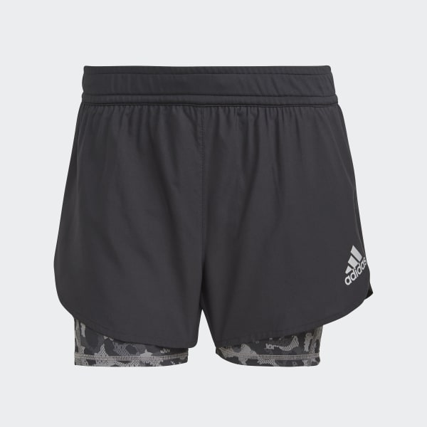 Negro Shorts Estampados Fast Primeblue Dos en Uno 25180