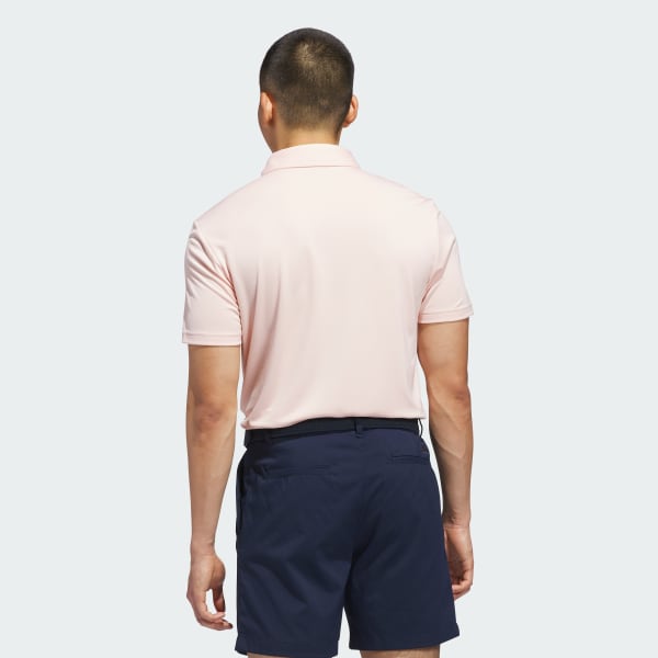 Pink Performance Solid Polo Shirt