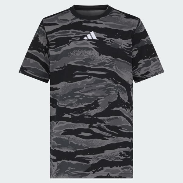 Adidas Short Sleeve Tiger Camo-Print Tee GLOBAL SHIPPING