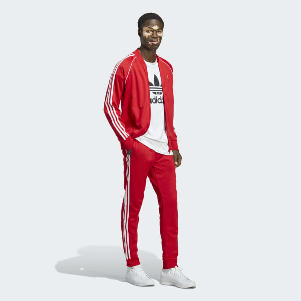 survetement adidas sst rouge