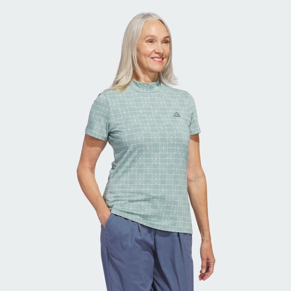 Green Go-To Printed Polo Shirt