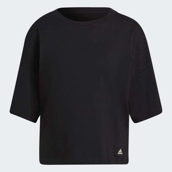 Sort adidas Sportswear Future Icons 3-Stripes T-shirt M1090