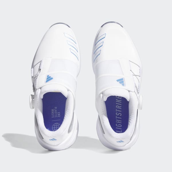Adidas Women's Response BOA Golf Shoes F33310 White Silver Pink 9.5 M