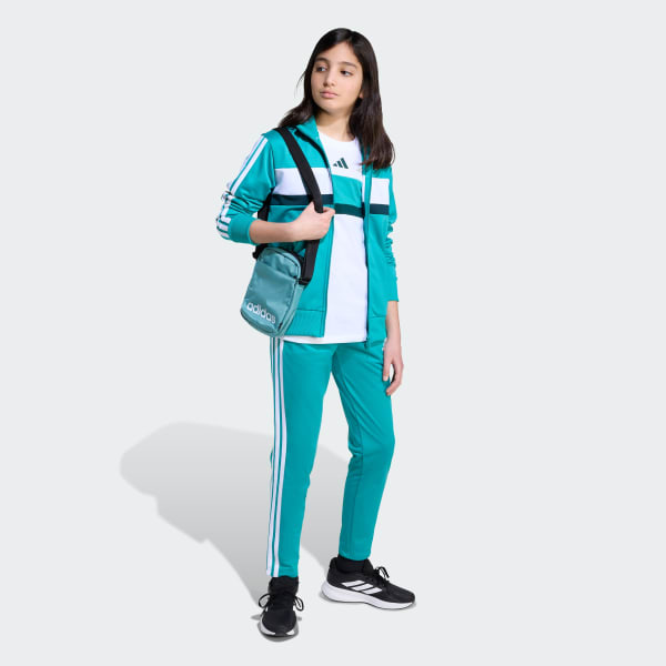 White Seasonal Essentials Tiberio 3-Stripes Tee Kids