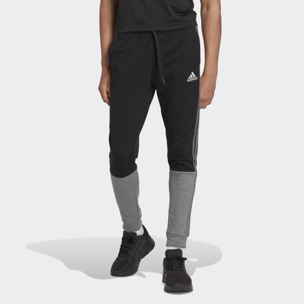 Black Essentials Mélange French Terry Joggers VB800