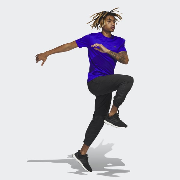 Bleu T-shirt de training HIIT Engineered