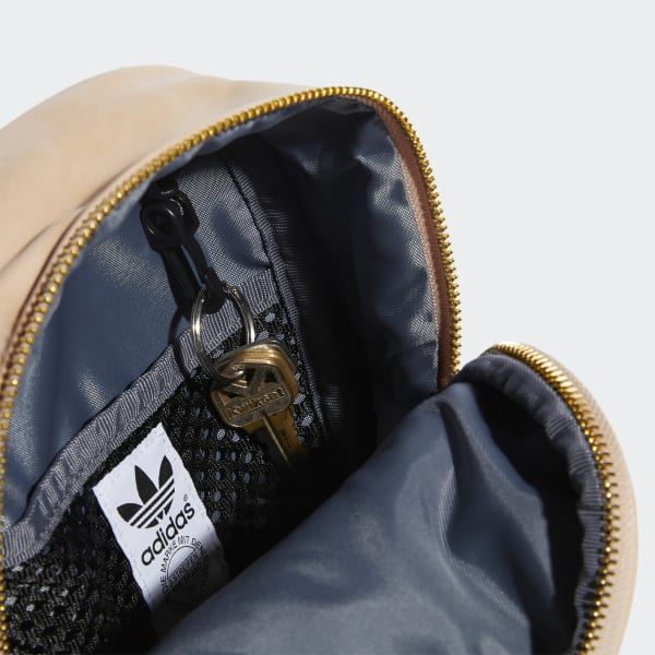 adidas faux fur mini backpack