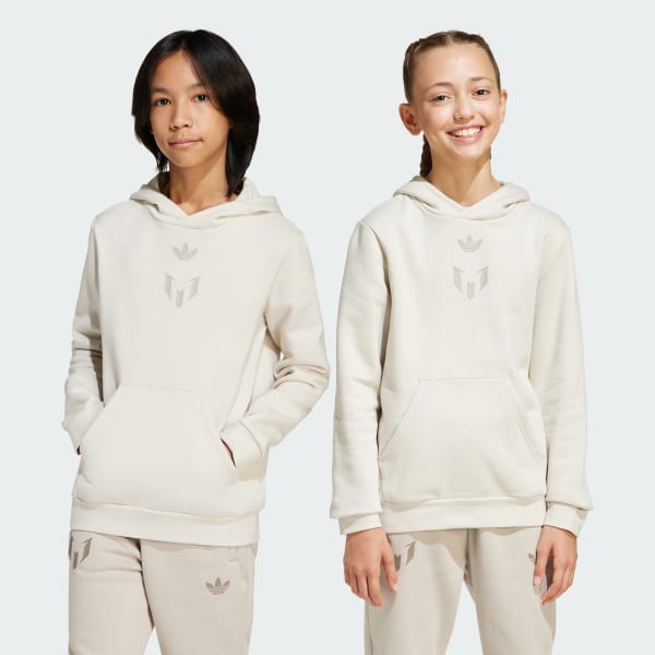 Beige Buzo con Capucha Messi Kids