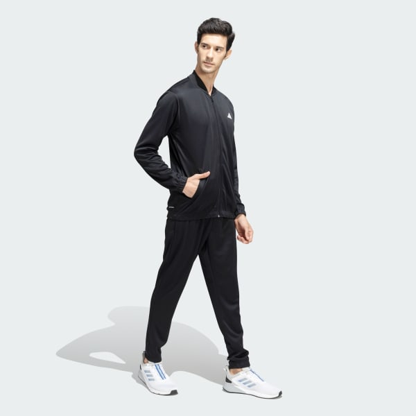 Black Plain AEROREADY Track Suit