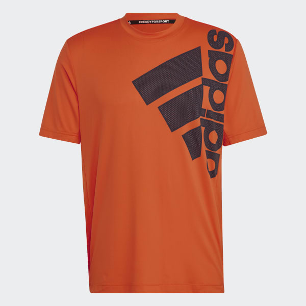 Orange Big Badge of Sport Training T-Shirt